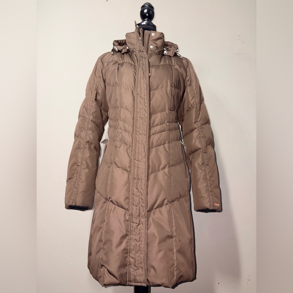 BOGNER Fire+Ice Dahlia -D Duck Down Brown Chevron Women’s Puffer Coat